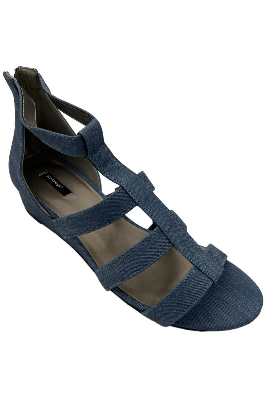 Masseys Women's Athena Sandals Indigo - Medium